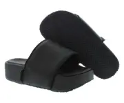Adidas Y-3 Slides Unisex Shoes Size 4, Color: Black/Core White