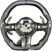 Carbon Fiber Car Steering Wheel Compatible With BMW M M3 M5 M6 F01 F02 F06 F07 F10 F11 F12 F13 F30 F32 F80 F91 E90 E91 E92 Car Accessories(Style 6)