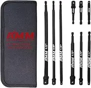 AMM 9-Piece Impact Grade Socket Adapter Set，1/4", 3/8", and 1/2" Drive | 3", 6", and 12" Socket Driver Adaptor，Adapt Your Power Drill To High Torque Impact Wrench