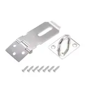 Padlock Hasp Door Clasp Hasp Latch Security Bolt Lock Latch 201 Stainless Steel