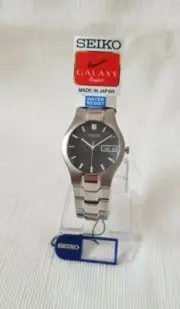 SEIKO GALAXY Super Men Day/Date Analog Watch - Black Dial - MADE IN JAPAN
