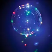 3m Multi-Coloured LED Lights with 18" Clear Bobo Balloon