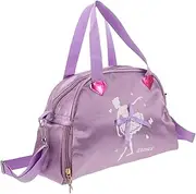 GAROZATION Ballet Duffle Bag Girls Dance Backpack Small Ballet Bag for Boys and Girls Purple