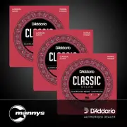 D'Addario EJ27N-3D Student Nylon Classical Guitar Strings 3-PACK (Normal Tension