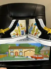 Size 10 - VANS The Simpsons x Sk8-Hi Simpsons Family 1987-2020