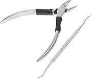 VINTORKY Pliers Nail Scissors Set Cuticle Remover Tool Nail for Fingernail Toenail Grooming Kit