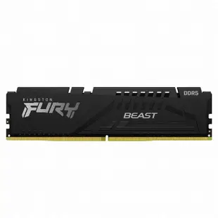 【Kingston 金士頓】FURY Beast 獸獵者 16G DDR5 5600 桌上型超頻記憶體(KF556C36BBE-16)