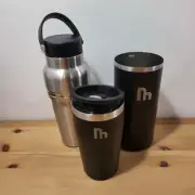 2 IN 1 Wide Mouth Water Bottle With Detachable 20 oz Tumbler Comes with Flex Cap