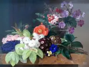 flowers by J. Jensen hyacinth primula Tile Mural Kitchen Backsplash Ceramic 10x8