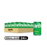 在飛比找momo購物網優惠-【Sprite 雪碧】迷你罐200ml x24入/箱