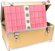 Mahjong Set MahJongg Tile Set Chinese Mahjong Set 144 Tiles Large Mahjong Classic Mah Jongg Game Set with Storage Chinese Mah Jongg Set(C,40mm)
