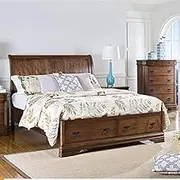 Life Décor Franco Premium American Poplar Timber 5 pcs Bedroom Set (Queen + 2 x Bedside Table + Tallboy + Dressing Table)