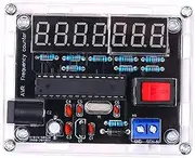 10MHz Frequency Meter DIY Kit Frequency Counter AVR Frequency with Shell Counter Cymometer Frequency Measurement 0.000 001Hz Resolution