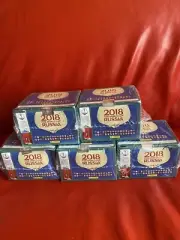 5x 2018 Panini World Cup Sticker Sealed Pink Back Mbappe Rookie!!
