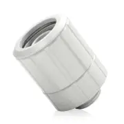 Bitspower Artemis Rotary Fitting CC3 For ID 3/8" OD 5/8" Tube, Arctic White
