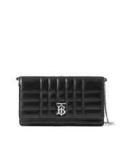 Burberry Lola Clutch in Black/palladium