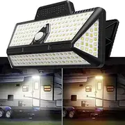 ATYUHUA RV Porch Lights Clip-On, 3 Colors Solar RV Exterior Patio Light Motion Sensor, 208 LEDs RV Awning Light with Remote, Perfect for RV Camper Trailers Outside Lighting