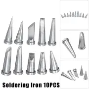10Pc/Set Soldering Iron Tip Kit For Weller WSD81,WD1000 WSP80 WP80 LT Tips/Tools
