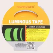 2 x Rolls Highpower Luminous Tape 24mm x 5M - FREE POSTAGE