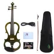 New Advanced Electric Silent Violin 4/4 Free Case Nice Tone #EV5