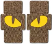 [M-Tac] Tiger Eyes Morale Patches Tactical Patch Military Combat Hook Fasteners