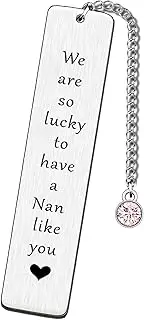 TTOVEN Nan Gifts Nan Bookmark from Grandchildren Mother's Day Gifts for Nan
