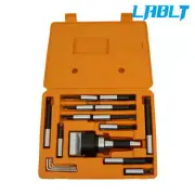 LABLT 3" Boring Head With R8 Shank and 12Pack 3/4" Carbide Boring Bar Set