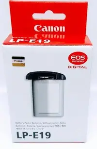 在飛比找Yahoo!奇摩拍賣優惠-Canon LP-E19  原廠鋰電池 LPE19  適用 