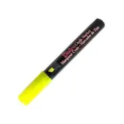 Marvy Uchida Bistro Chalk Marker Chisel Tip Fluorescent Yellow Office School Art