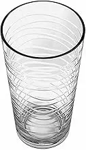 Aboard Homeware DK22040087JJ Current Unbreakable Cup, 24.3 fl oz (690 ml), Large Capacity, Large Plastic Glass, Stylish Design, Tableware, Stackable Dishwasher, BPA Free, Iced Coffee, Highball,