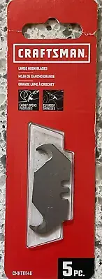 5-Pack Craftsman Hook Blades for Linoleum, Carpet, Fabric, etc.- CMHT11146