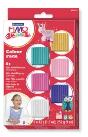 Polymer Clay Kids Kit 6 Colors Girl 8032.02