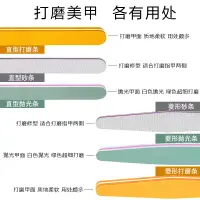 在飛比找樂天市場購物網優惠-磨指甲砂條修甲美甲工具磨砂條雙面指甲銼打磨條拋光條海綿搓條