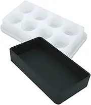 jojofuny 1Set DIY Epoxy Mixing Box with Lid Silicone Resin Palette for Crafting for Epoxy Resin Supplies and Mixing Cup Use for Creative DIY Projects