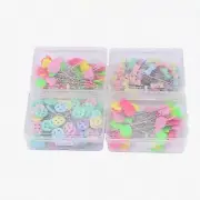 QuiltMaster 300: Flat Head & Button Pins Set for DIY Sewing & Patchwork Projects