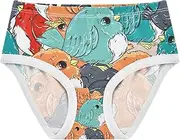 [Caihoyu] Girls' Cotton Panties 1-piecing Hip Design Girls' Panties Comfort Underwear for Baby Girls in Sizes 2T,3T, 4T, 5T, 6Y and