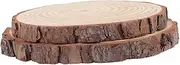 Parliky Decorative Garden Stepping Stones 2pcs Outdoor Stepping Stones Wooden DIY Garden Walkway