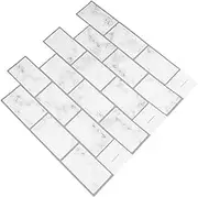 KONTONTY 1 Sheet Tile Stickers Home Decor Peel and Stick Wall Sticker Kitchen Sticker Bathroom Sticker Decor Tile Sticker for Decor Tile Decorative Sticker Novel Tile Sticker Kitchen Decals