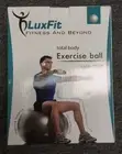 LuxFit Fitness And Beyond Total Body Exercise Ball Extra Thick 45cm (Black)