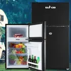 Portable Fridge Freezer Camping Caravan Bar Cooler Reversible Door 90L Black