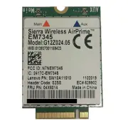 New Genuine ThinkPad Yoga 15 WWAN SIE 7345 M.2 Wireless Card 04X6014