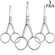 MS TOOLZ 3-PCS Dog Grooming Scissors W/Safety Tips for EYE, EAR, NOSE