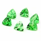 Enticing 1.12ct Trillion Green Color Natural Tsavorite Garnet Mined at Tanzania