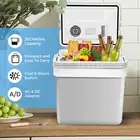 24L Mini Portable Fridge Freezer Cooler Warmer Home Travel Camping 12V 240V Car