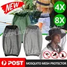 Mosquito Fly Head Net Insect Mesh Hat Bee Bug Mozzie Protector Outdoor Fishing