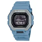 【CASIO 卡西歐】G-SHOCK 藍牙 衝浪運動 海洋水藍 雙重材質錶圈 運動系列 GBX-100-2A_46MM