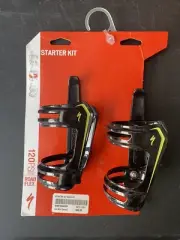 2 BRAND NEW Specialized Roll Cage Alloy Water Bottle Cage Gloss Black And Neon