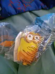 MCDONALDS MINION NEW SEALED 2015 - #5 CAVEMAN WTF TALKING RECALLED Minions