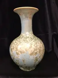 在飛比找Yahoo!奇摩拍賣優惠-結晶釉花瓶玄關花瓶風水招財