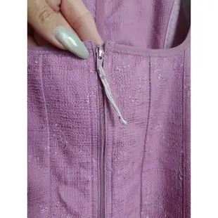 二手 大尺碼 紫色 凱恩絲 K's 蠶絲 塑身衣 無罩杯 連身